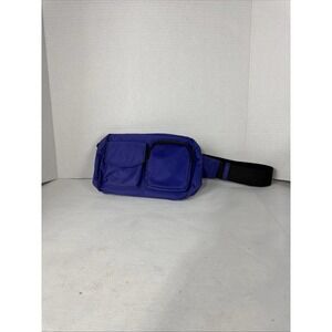 B&G blue fanny pack cross body bag adjustable
